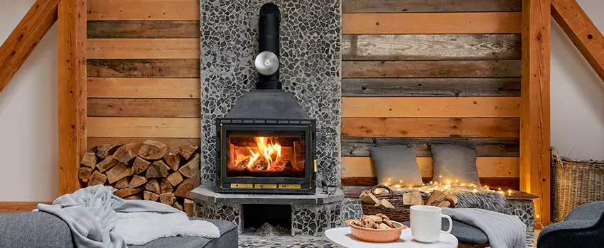 Thelin Hearth Products Direct Vent Gas Stove Fireplace Inspection in Calumet City, Illinois